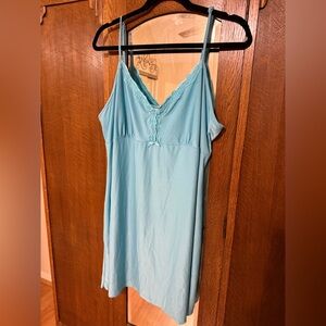 Secret Treasures Blue Chemise Nightgown, 2X